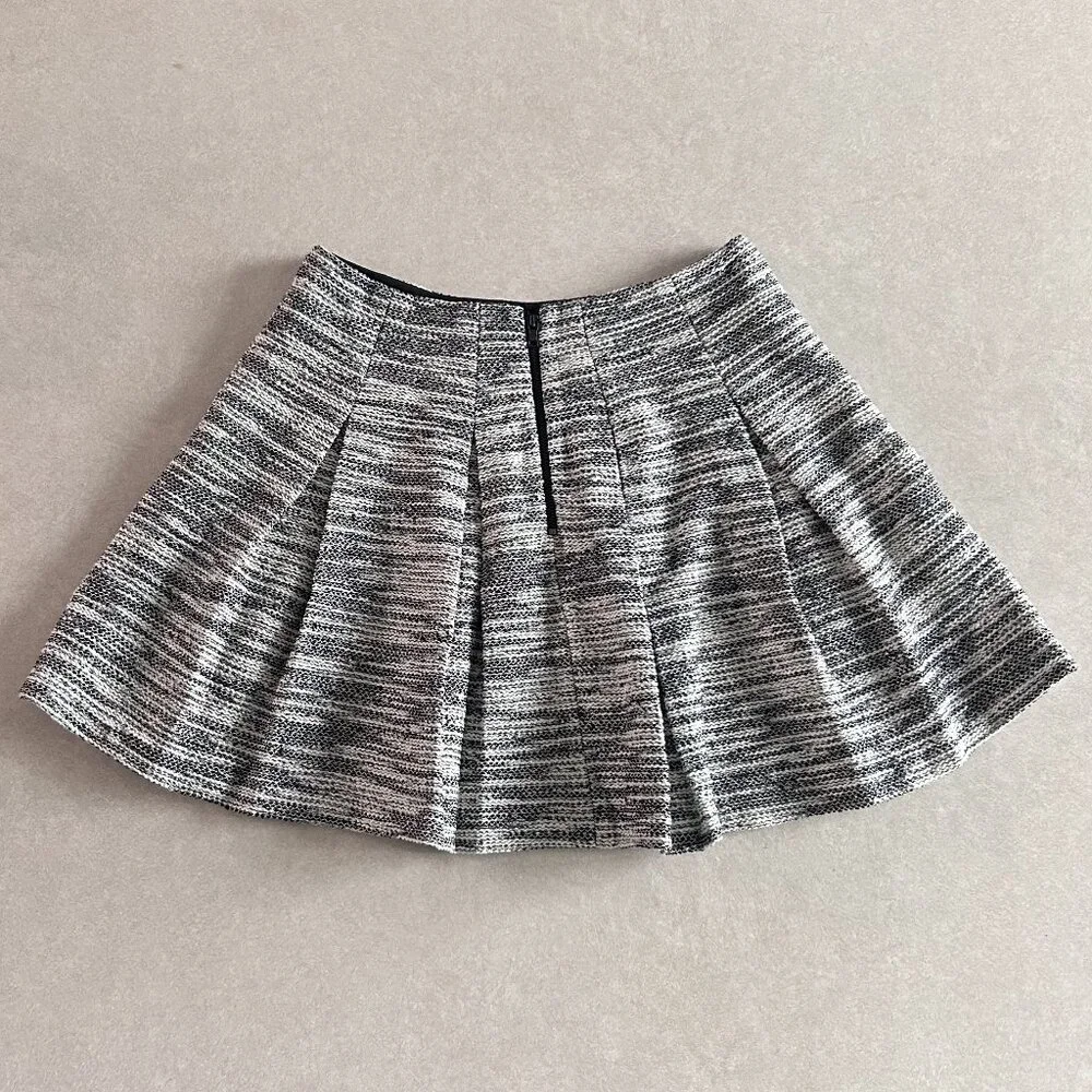Alice + Olivia Davies Pleated Tweed Skirt ASO Taylor Swift